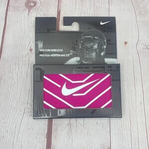 Nike Unisex Football Chin Shield 3.0 Vivid Pink/White Size OSFM